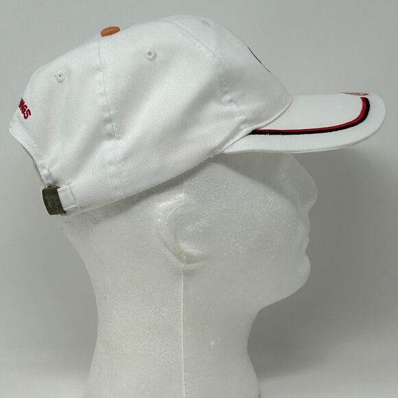 Vintage 90s Detroit Red Wings Steve Yzerman Hat Cap NHL Hockey Strapback White - Picture 10 of 12
